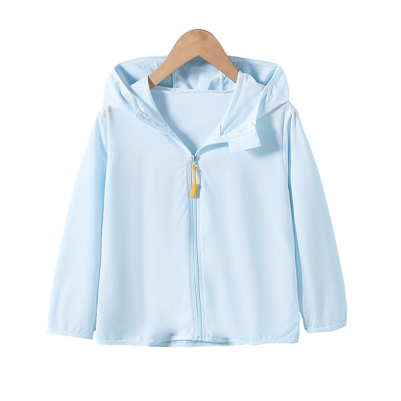 Unisex nan leichte UV-Schutz Kapuzenjacke mit durchgehendem Reißverschluss und atmungsaktivem Meshfutter EB