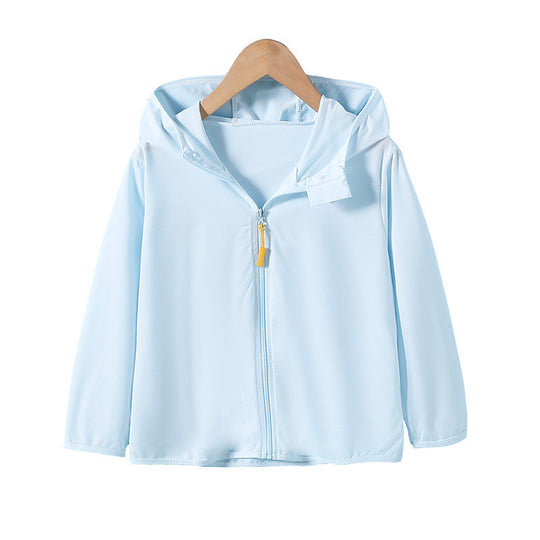 Unisex nan leichte UV-Schutz Kapuzenjacke mit durchgehendem Reißverschluss und atmungsaktivem Meshfutter EB
