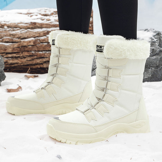Damen Wetterfeste Winterstiefel mit isolierendem Innenfutter und rutschfester Sohle EB