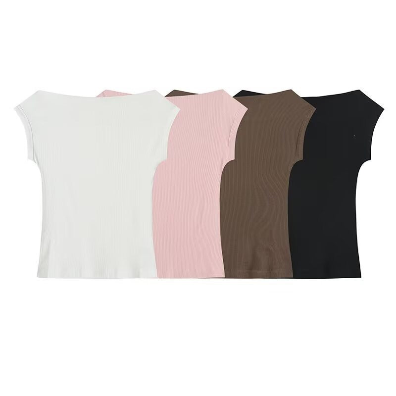Damen raffiniertes Oberteil mit weitem Schnitt und modernen Details EB