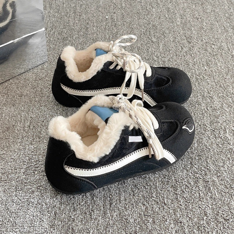 Damen Sportliche Sneakers mit kuscheligem Innenfutter und strapazierfähigem Obermaterial EB