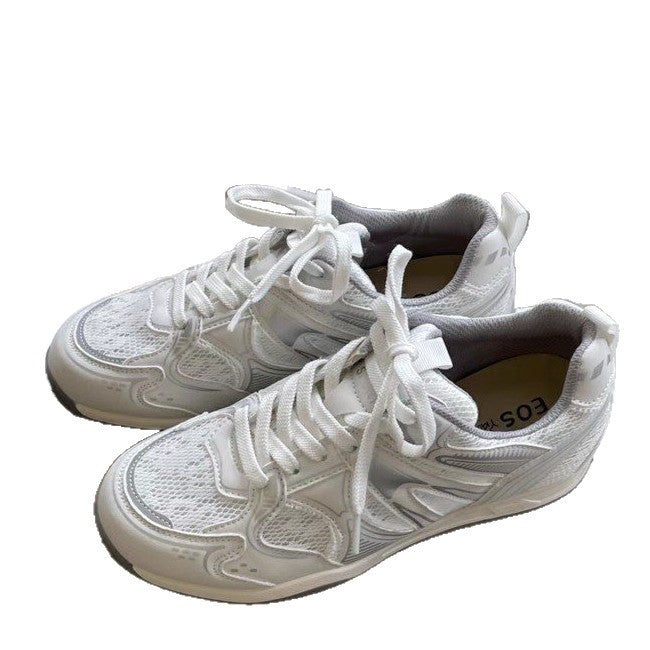 Damen modische Sneakers mit atmungsaktivem Mesh-Obermaterial und rutschfester Sohle EB
