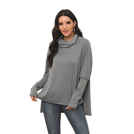 Damen lässiges Longsleeve mit Kapuze EB