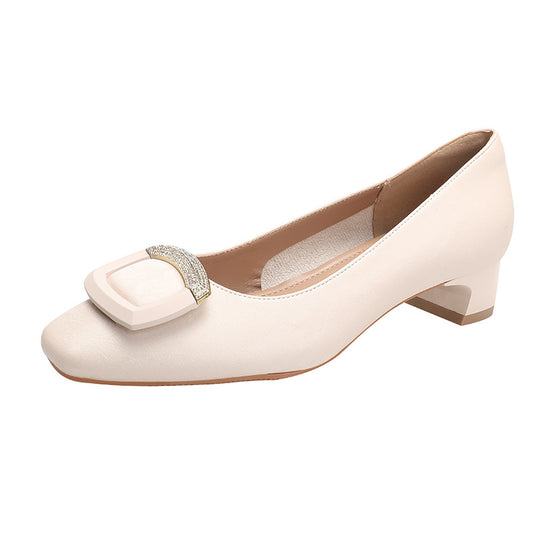 Damen Elegante Ballerinas mit modischem Schmuckdetail EB