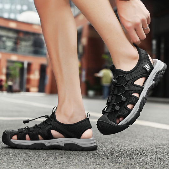 Damen Atmungsaktive Freizeitsandalen mit schnellschnürbarem System EB