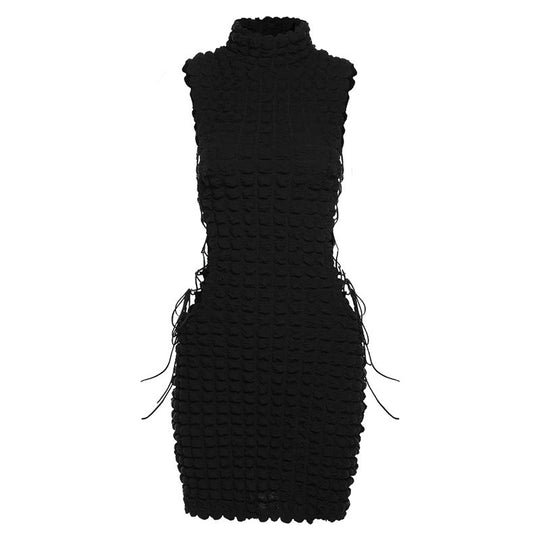 Damen Bodycon Kleid mit raffiniertem Strukturdesign EB