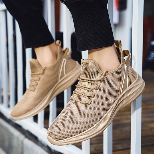 Damen Leichte und atmungsaktive Lauf Sneakers mit elastischem Obermaterial EB