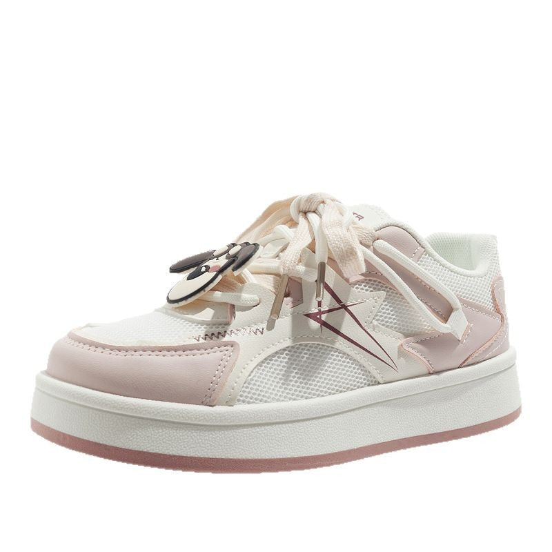 Damen Sneakers mit verspieltem Tiermotiv und innovativer Schnürung EB
