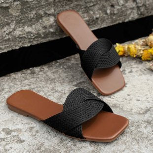 Damen Bequeme Riemchen-Sandalen EB