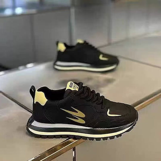 Damen sportliche Freizeitsneaker mit robustem Profil und innovativer Dämpfung EB