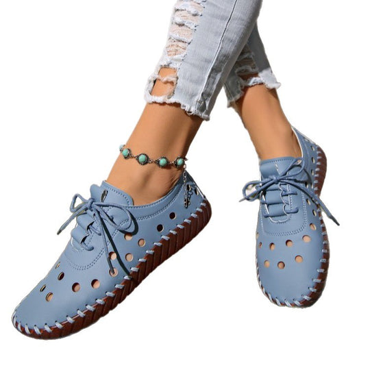 Damen Atmungsaktive Freizeitschuhe mit durchbrochenem Obermaterial und rutschfester Sohle EB