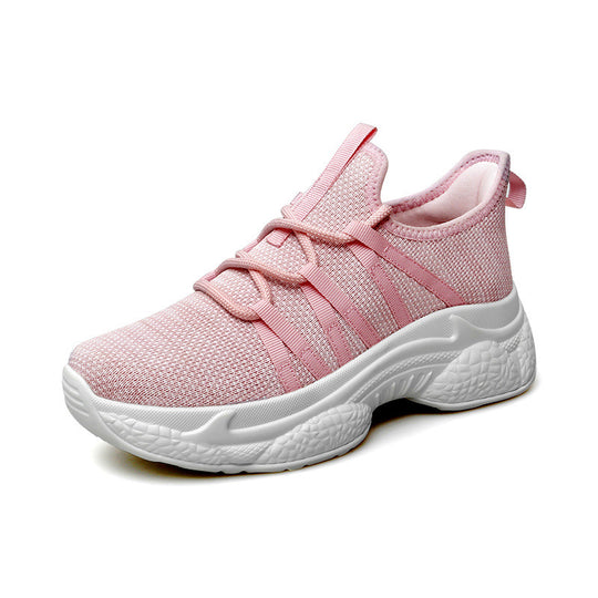 Damen Sportliche Sneaker mit elastischem Halt und atmungsaktiver Oberflächenstruktur EB