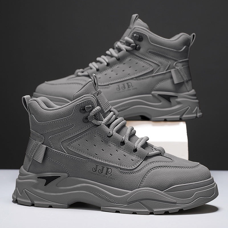 Damen Sportliche High-Top Sneakers mit dämpfender Sohle EB