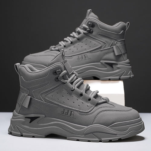 Damen Sportliche High-Top Sneakers mit dämpfender Sohle EB