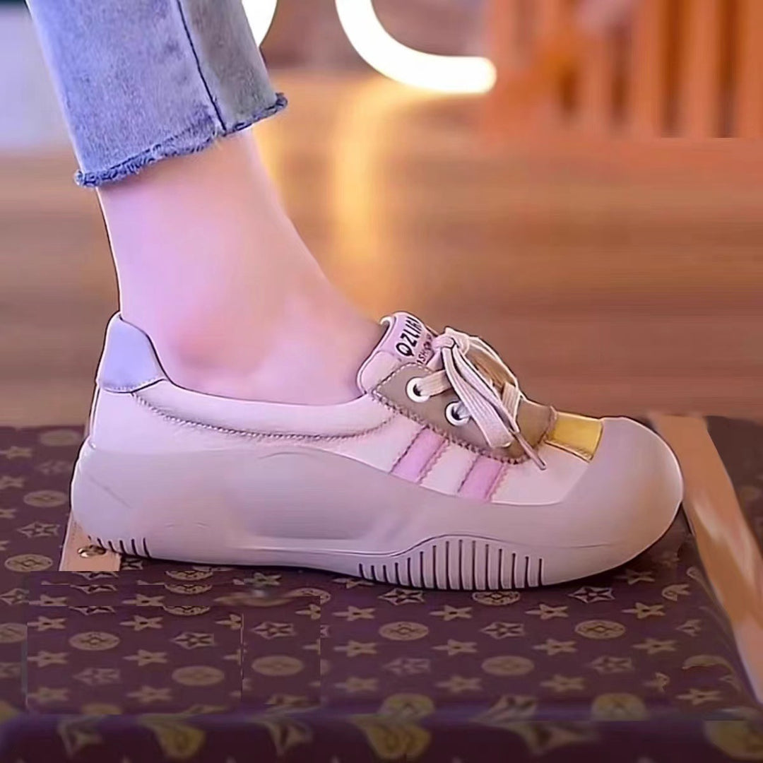 Damen Sportliche Sneaker mit modischem Schnür-Design EB