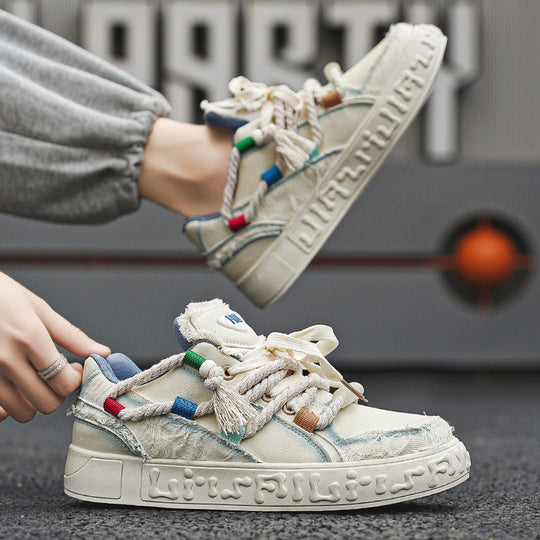 Damen modische Sneaker mit einzigartigem Schnürsystem und hochflexibler Sohle EB