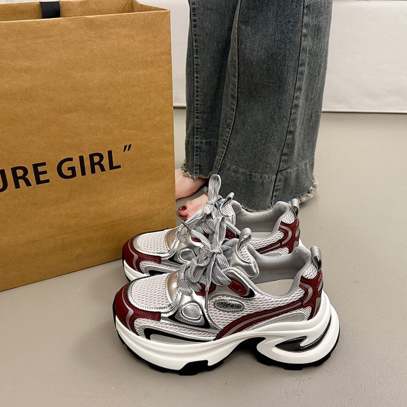 Damen Chunky Sneakers mit ergonomischer Dämpfung und sportlichem Design EB