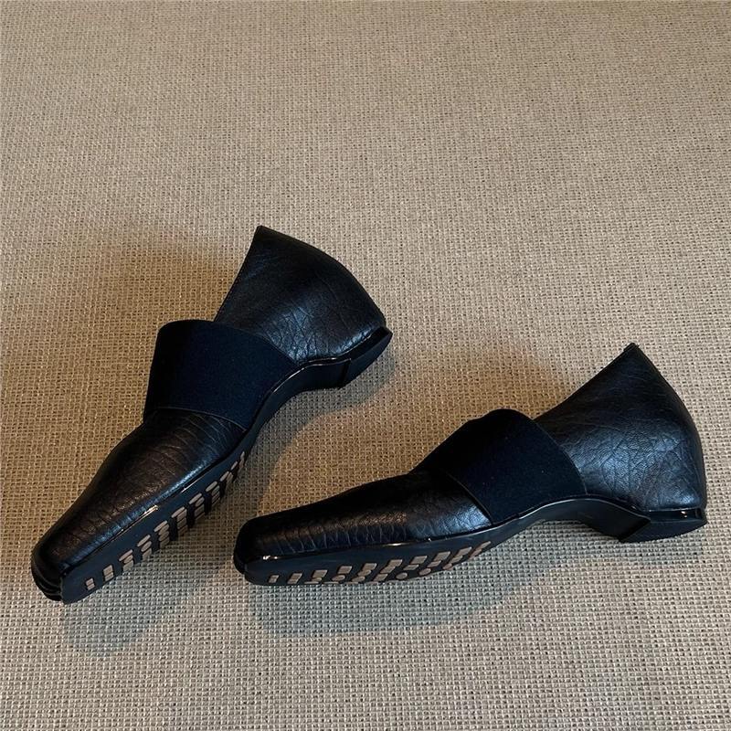 Damen moderne Slingback Ballerinas mit elastischem Riemendesign EB