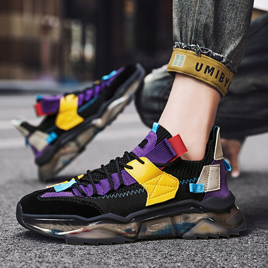 Damen Modische Outdoor-Sneaker mit atmungsaktiver Mesh-Oberfläche und rutschfester Sohle EB