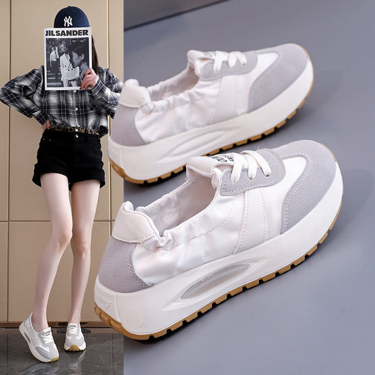 Damen Sportliche Sneaker mit elastischem Obermaterial und stoßdämpfender Sohle EB