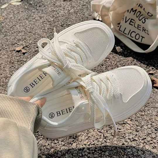 Damen Komfortable Sneakers mit dämpfender Sohle und atmungsaktivem Obermaterial EB