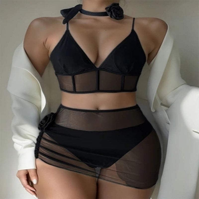 Damen Sexy Spitzen-Set EB