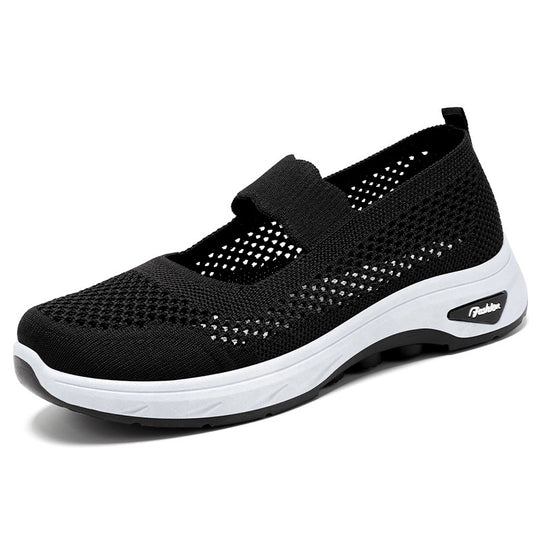 Damen Atmungsaktive Freizeit-Slipper mit elastischem Riemen EB