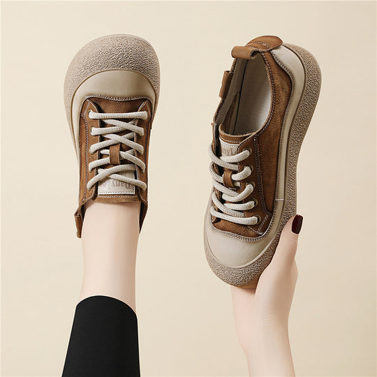 Damen modische und bequeme Freizeit-Schuhe mit elastischen Schnürsenkeln EB