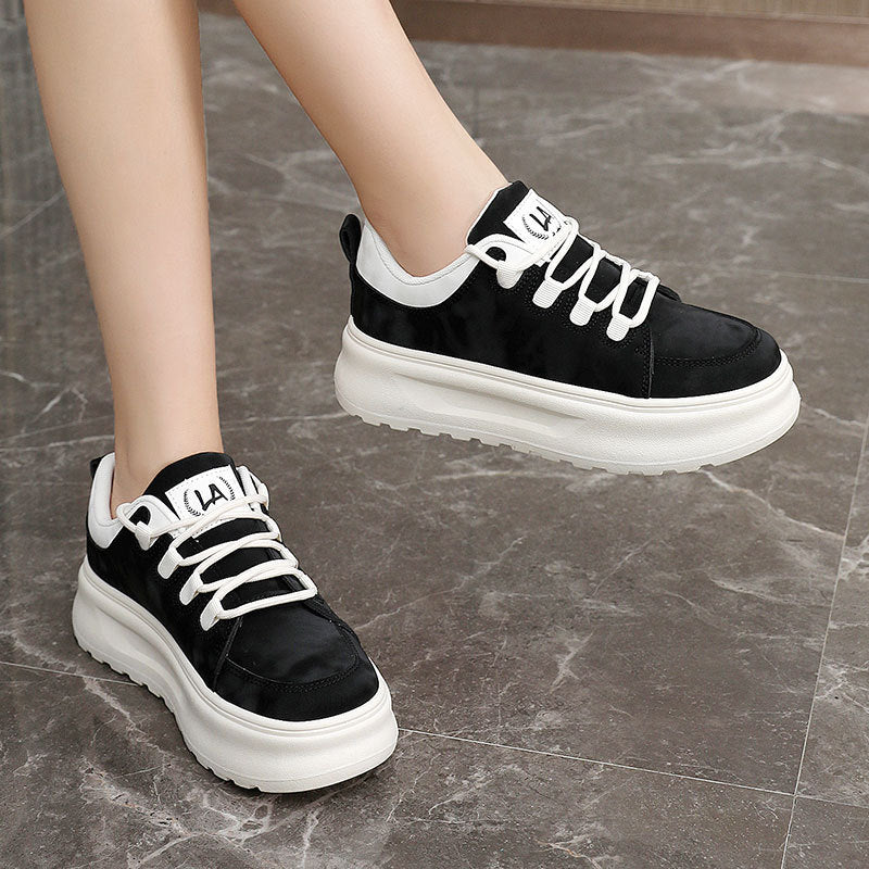 Damen sportliche Sneakers mit gedämpfter Laufsohle und atmungsaktivem Obermaterial EB