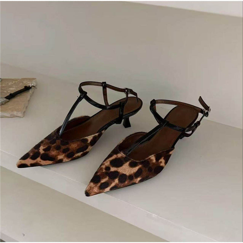 Damen spitze Slingback Ballerinas aus weichem Veloursleder EB