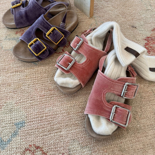 Damen Sandalen mit robustem Riemchen-Design und modischen Schnallen EB