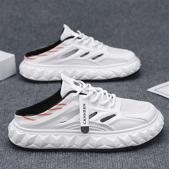 Damen Sportliche Sneakers mit atmungsaktiver Netzstruktur und rutschfester Sohle EB