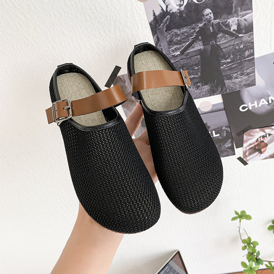 Damen Atmungsaktive Clogs mit verstellbarem Riemen EB