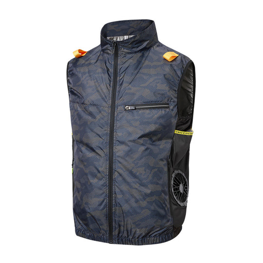 Herren innovative Outdoor-Weste mit integrierter Kühltechnologie R&B