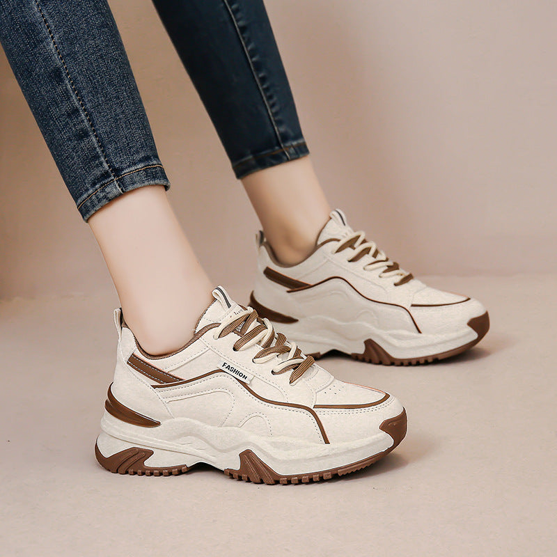 Damen Chunky Sneaker mit dämpfender Sohle und atmungsaktivem Obermaterial EB