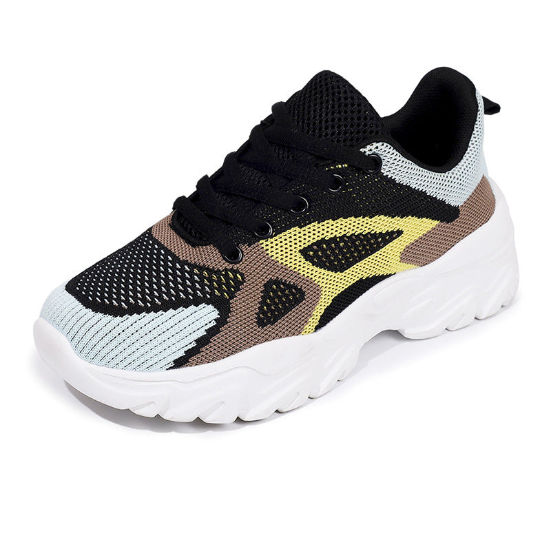 Damen Modische und bequeme Sneakers mit strapazierfähigem Obermaterial EB