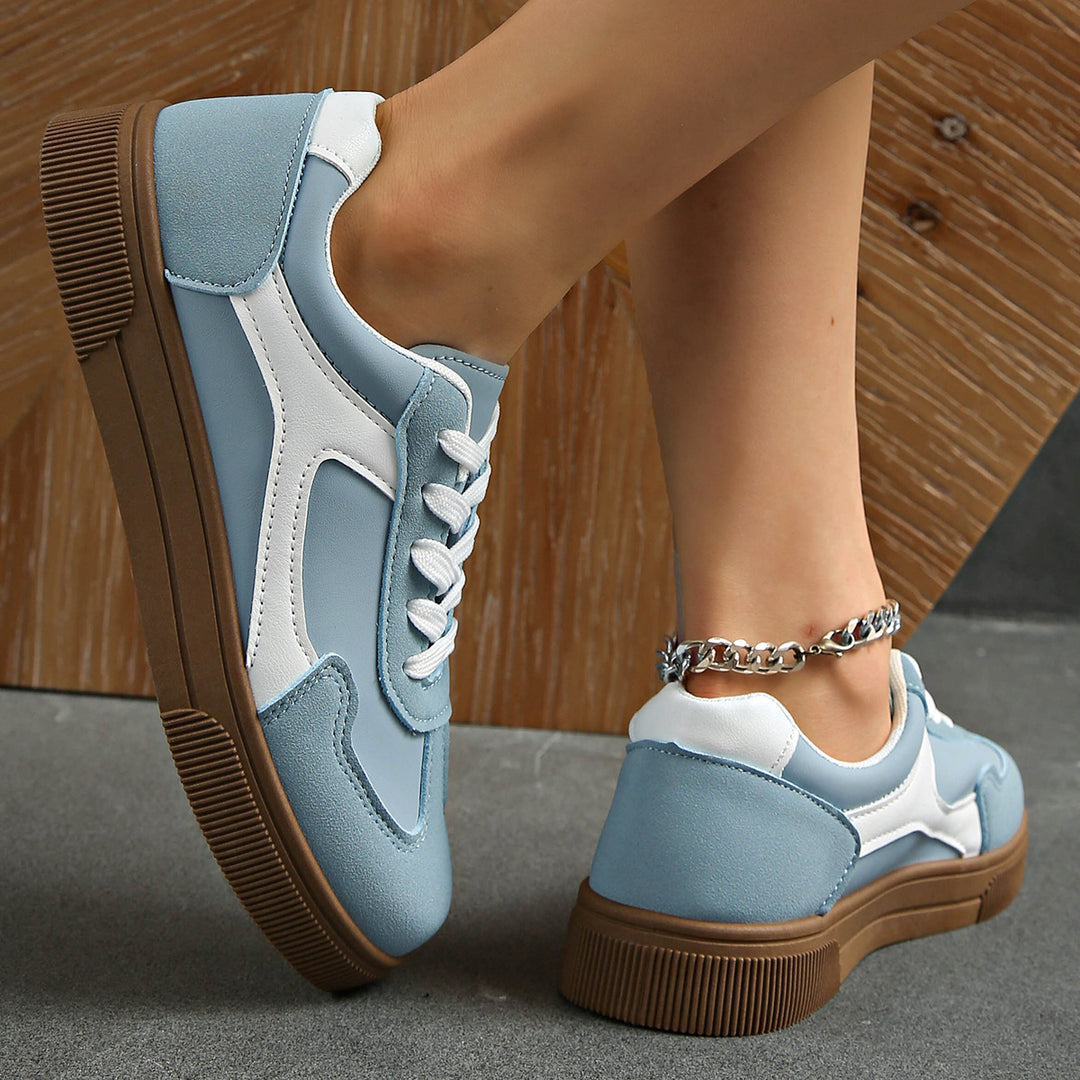Damen Sneakers mit atmungsaktiver und rutschfester Gummisohle EB