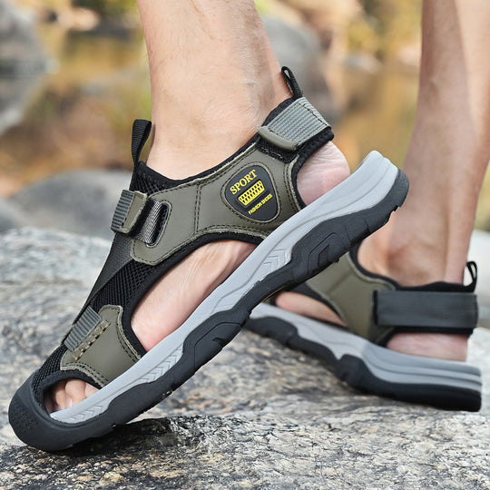 Damen Sportliche Sandalen mit verstellbaren Riemen und atmungsaktivem Obermaterial EB