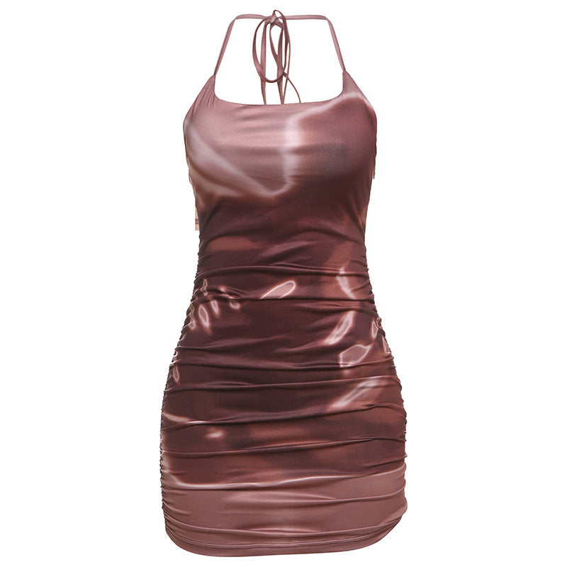 Damen Kurzkleid mit raffinierten Rüschendetails und atmungsaktivem Material EB