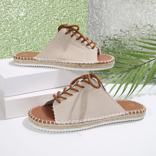 Damen Schnürsandalen im lässigen Design mit Komfortsohle EB
