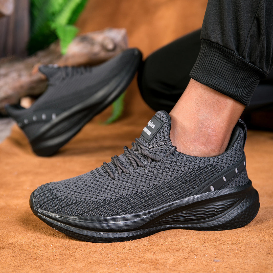 Herren Bequeme und atmungsaktive Sneakers mit stoßdämpfender Sohle EB