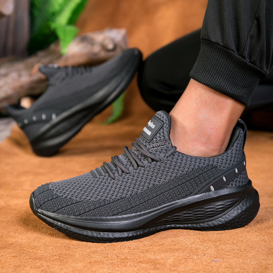 Herren Bequeme und atmungsaktive Sneakers mit stoßdämpfender Sohle EB