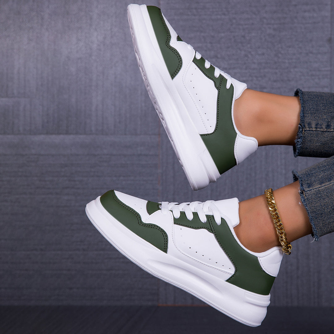 Damen Sportliche Sneakers mit atmungsaktiver Oberflächenstruktur und dämpfender Sohle EB