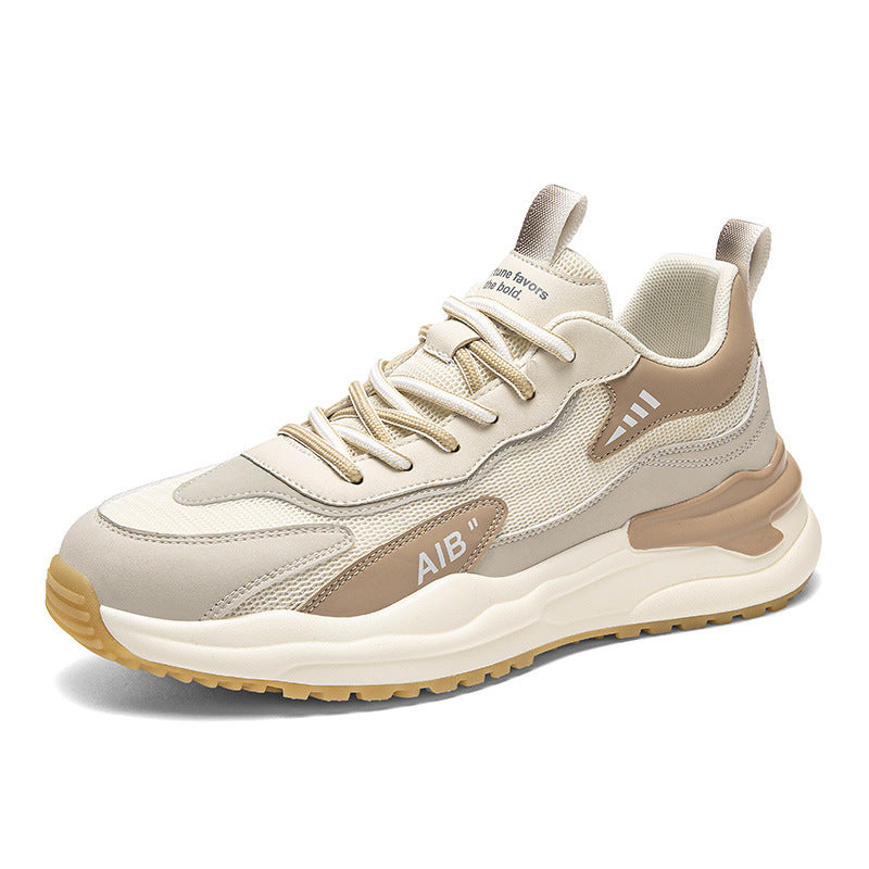 Damen Modische Sneaker mit dämpfender Sohle und atmungsaktivem Mesh-Obermaterial EB
