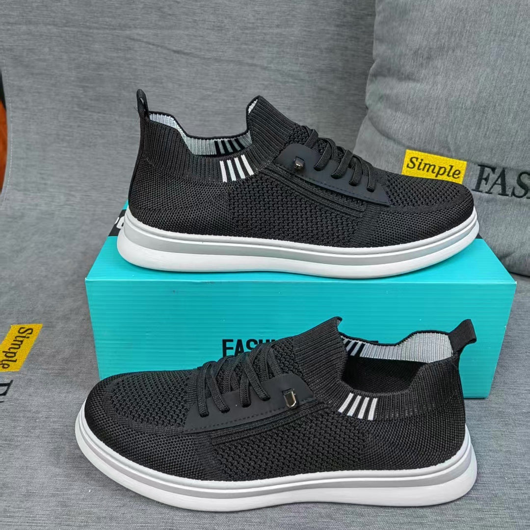 Damen Atmungsaktive Sport Sneakers mit originellem Zipper-Design EB