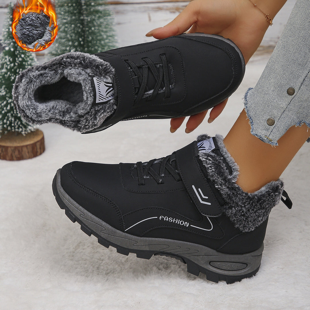 Damen Winterstiefel mit Warmfutter und rutschfester Sohle EB