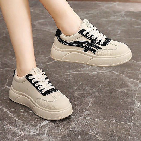 Damen modische Sneakers mit komfortabler Plattform und sportlichen Akzenten EB