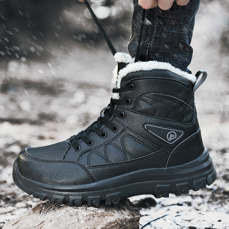 Damen gefütterte Winterstiefel mit rutschfester Sohle und isolierendem Innenfutter EB