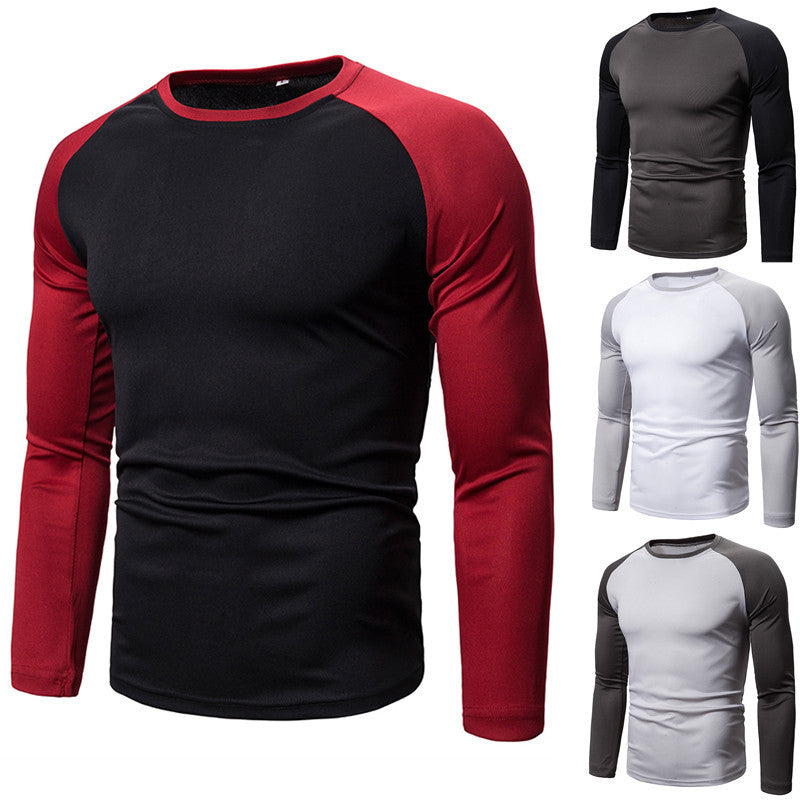 Herren Sportliches Langarm-T-Shirt mit atmungsaktivem Funktionsmaterial EB