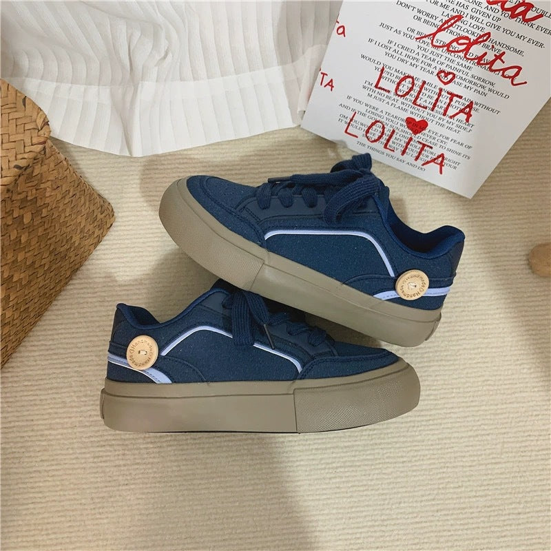 Damen Modische Sneakers mit atmungsaktiver Obermaterialstruktur und bequemem Dämpfungssystem EB